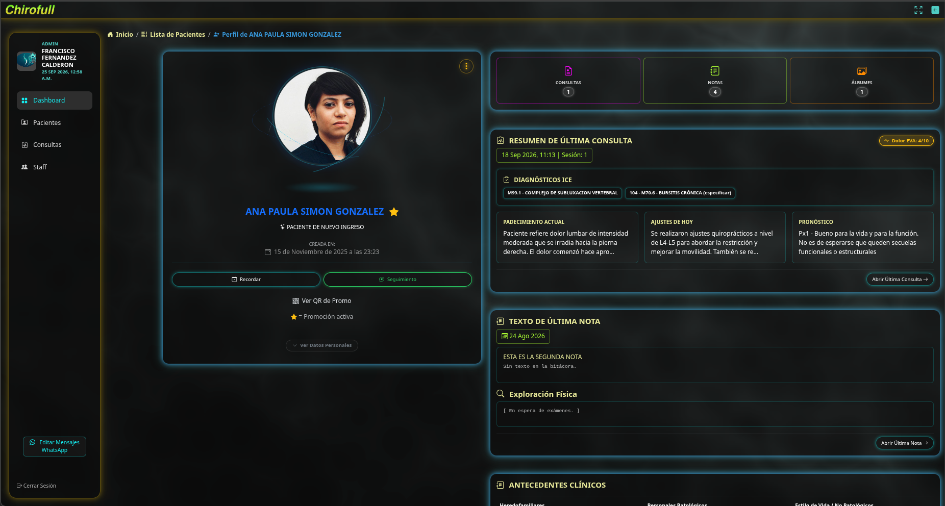 Modal de creación de promoción